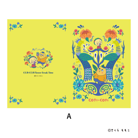 Coji-Coji Flower Break Time A5 Clear File A — anime figure dropshipping supplier