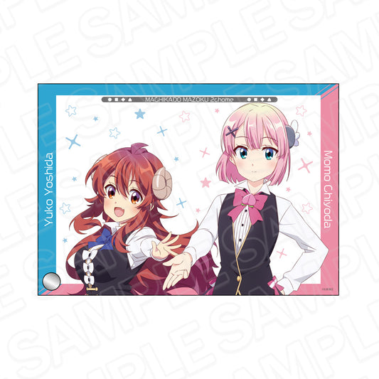 The Demon Girl Next Door Season 2 Mini Acrylic Art Yoshida Yuko & Chiyoda Momo Formal Ver. — Japanese anime figures bulk supplier USA