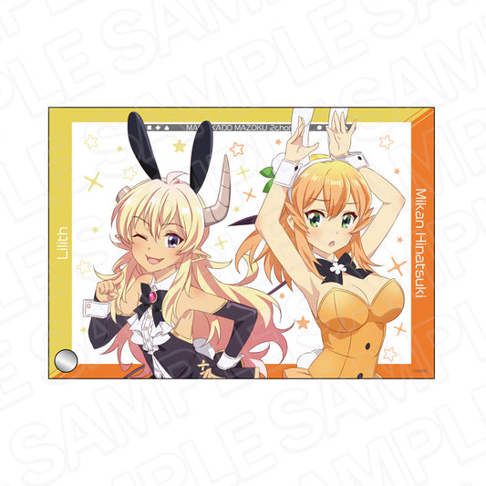 The Demon Girl Next Door Season 2 Mini Acrylic Art Lilith & Hinatsuki Mikan Bunny Ver. — anime figure wholesale price list