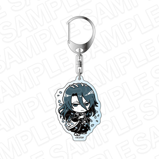 Bleach: Thousand-Year Blood War Acrylic Key Chain Monocolor Kuchiki Byakuya — anime keychains wholesale