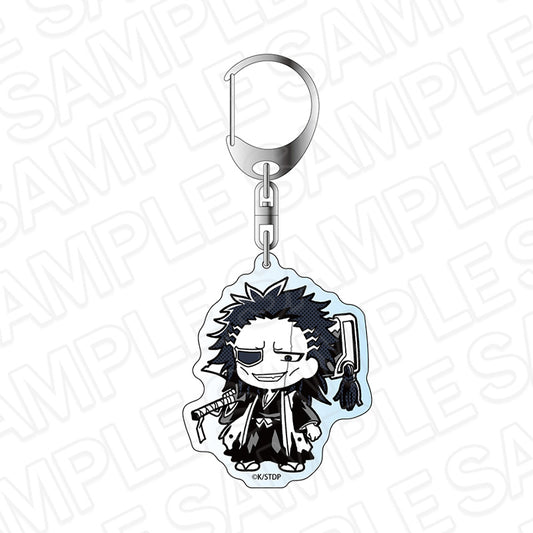 Bleach: Thousand-Year Blood War Acrylic Key Chain Monocolor Zaraki Kenpachi — anime keychains wholesale