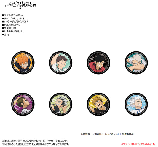 Haikyu!! Aurora Can Badge A - where to buy anime figures wholesale USA