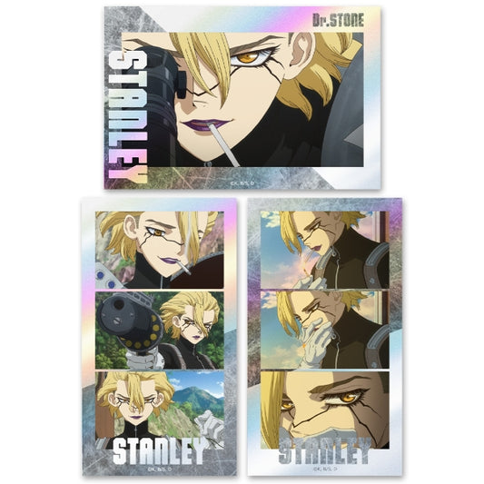 Dr. Stone Thumbnail Kira Sticker Set Stanley Snyder - anime merch supplier USA