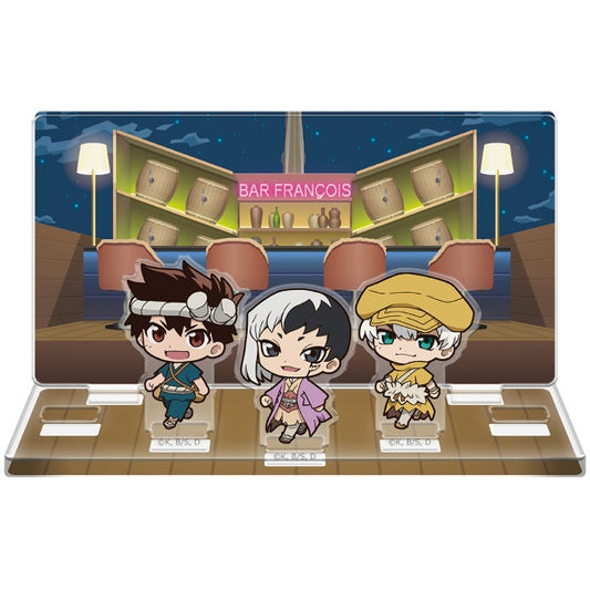 Dr. Stone Tsuitekku Acrylic Diorama Gen & Chrome & Ukyo - collectible anime toys wholesale