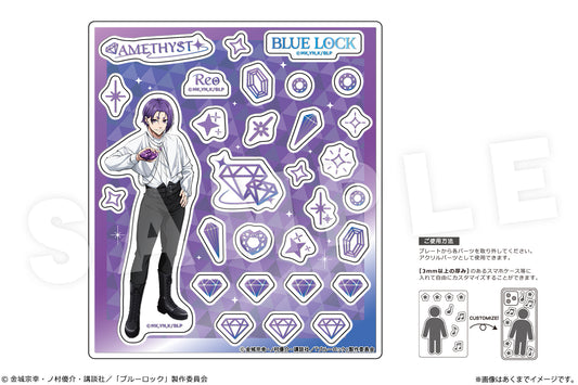 Blue Lock Acrylic Flake Parts Ver. Talent Gemstone 08 Mikage Reo — anime figures wholesale near me