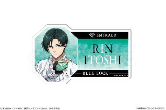 Blue Lock Name Badge Ver. Talent Gemstone 02 Itoshi Rin — best anime merchandise wholesaler USA