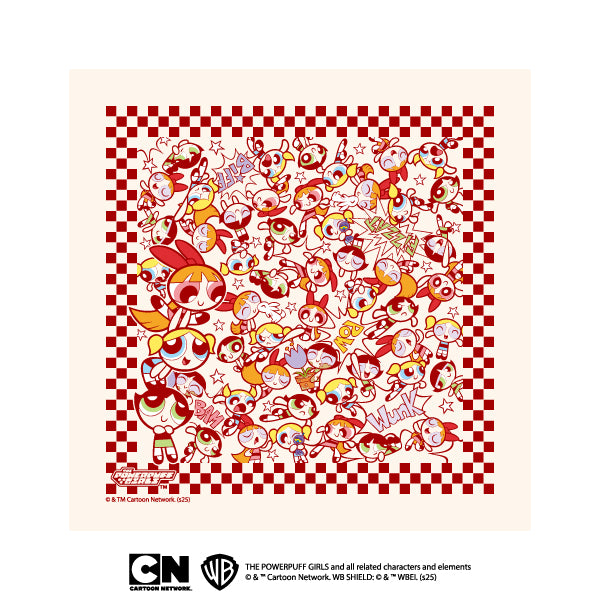 The Powerpuff Girls Bandana Handkerchief 2 Checker — anime figures wholesale near me