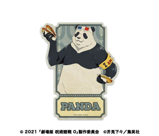 Jujutsu Kaisen 0: The Movie Travel Sticker 4 Panda — Jujutsu Kaisen figures wholesale