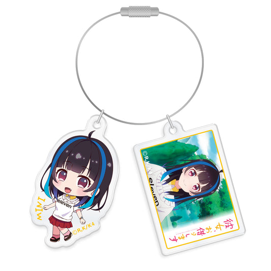 Rent-A-Girlfriend Season 4 Wire Acrylic Key Chain Yaemori Mini - best anime merchandise wholesaler USA