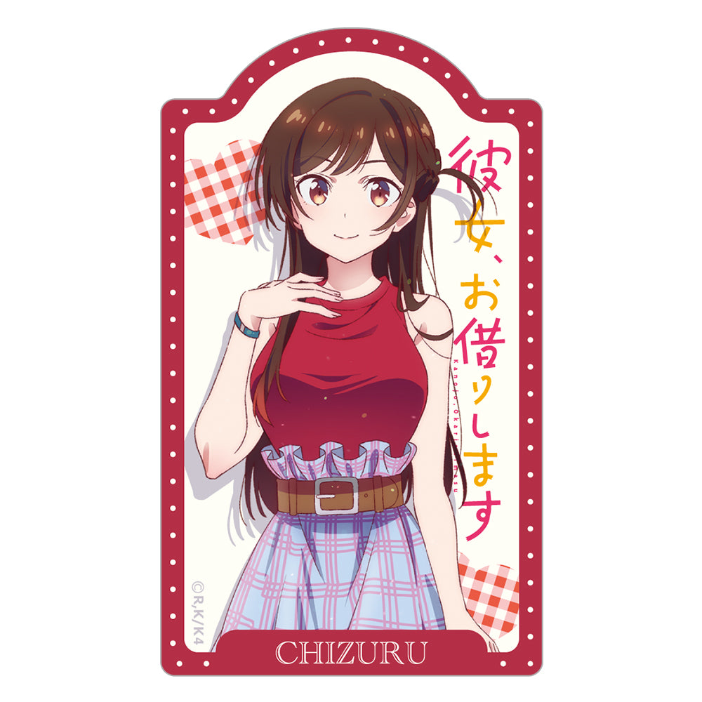 Rent-A-Girlfriend Season 4 Die-cut Sicker Mizuhara Chizuru - anime figure distributor USA