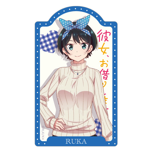 Rent-A-Girlfriend Season 4 Die-cut Sicker Sarashina Ruka - scale anime figures wholesale