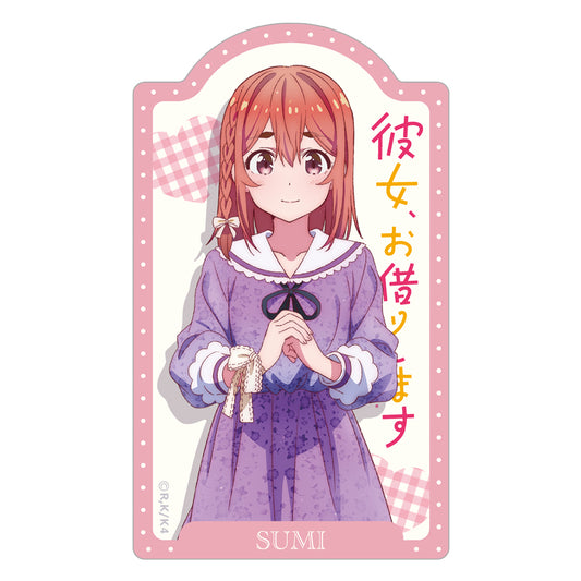 Rent-A-Girlfriend Season 4 Die-cut Sicker Sakurasawa Sumi - best anime merchandise wholesaler USA