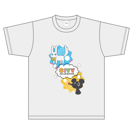 CITY THE ANIMATION T-shirt A Gray (L Size) - ConoFig wholesale supplier