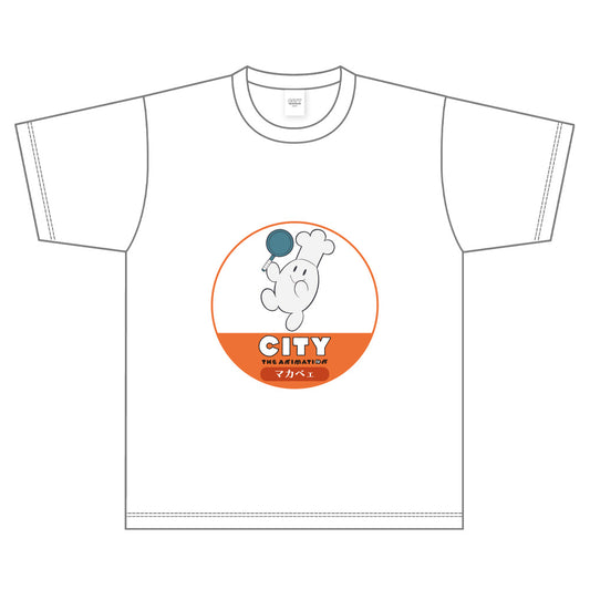 CITY THE ANIMATION T-shirt B White (XL Size) - Kotobukiya figures wholesale