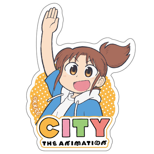 CITY THE ANIMATION Die-cut Sicker Nagumo Midori - anime figure wholesale supplier