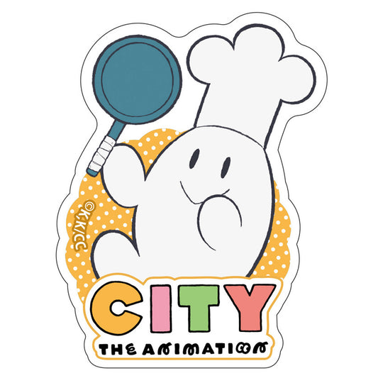 CITY THE ANIMATION Die-cut Sicker Makabee - anime acrylic stand wholesale