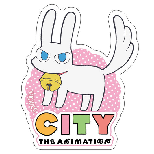 CITY THE ANIMATION Die-cut Sicker Mimineko - Megahouse figures wholesale