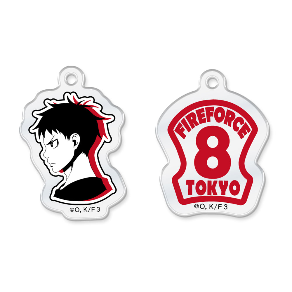 Fire Force Season 3 Wire Acrylic Key Chain Shinra Kusakabe - bulk anime toys for retailers USA