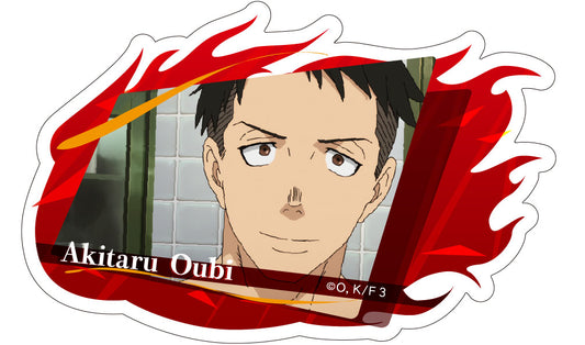 Fire Force Season 3 Die-cut Sticker Akitaru Obi - Megahouse figures wholesale