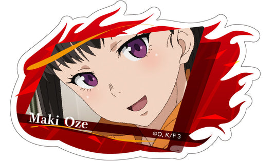Fire Force Season 3 Die-cut Sticker Maki Oze - anime figure distributor USA