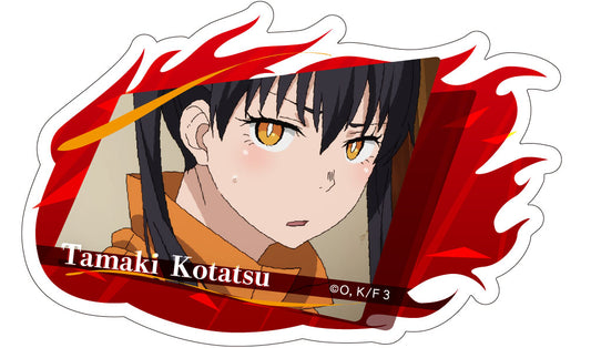 Fire Force Season 3 Die-cut Sticker Tamaki Kotatsu - anime merch supplier USA