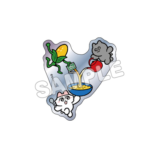 Nmeneko Hologram Die-cut Sticker Corn Potage Rice - where to buy anime figures wholesale USA