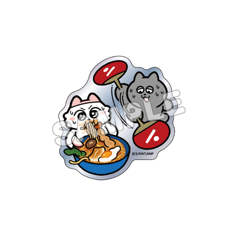 Nmeneko Hologram Die-cut Sticker Nabeyaki Style Udon - wholesale Japanese anime figures