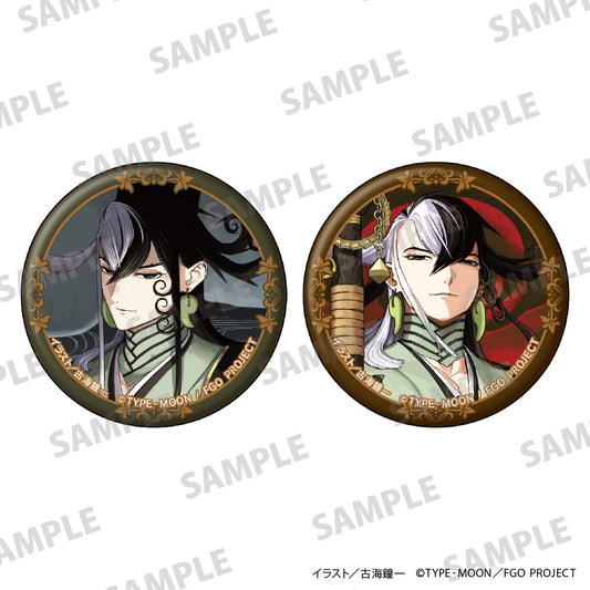 Fate/Grand Order: Curious Tales of Heroic Spirits - Ashiya Douman Can Badge Set - import anime figures wholesale from Japan