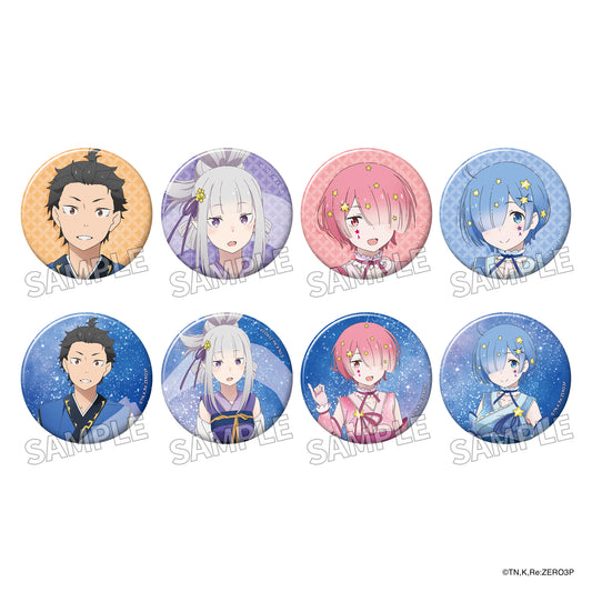 Re:Zero kara Hajimeru Isekai Seikatsu Trading Can Badge Tanabata Ver. - FURYU figures wholesale