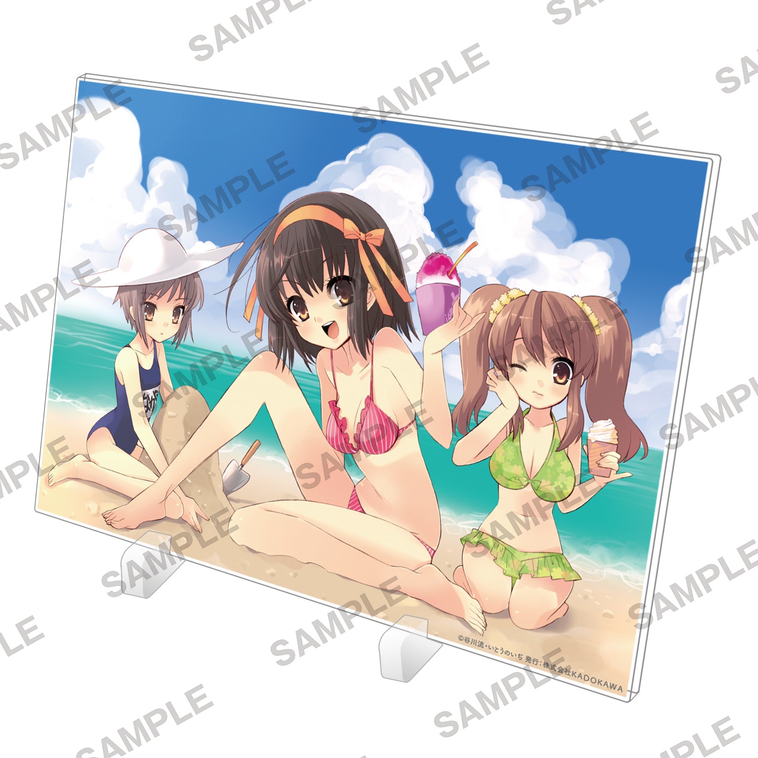 Haruhi Suzumiya Series Acrylic Panel Haruhi & Mikuru & Nagato - PVC anime figures wholesale