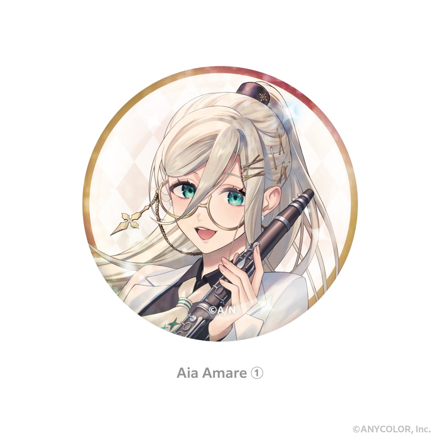 ILUNA Hologram Can Badge Aia Amare 1 — anime figure wholesale price list