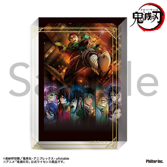 Demon Slayer: Kimetsu no Yaiba Acrylic Block Infinity Castle Arc Teaser Visual - Japanese anime figures bulk supplier USA