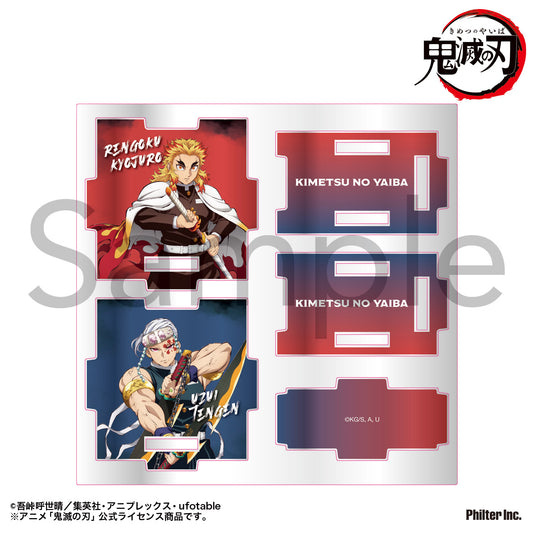 Demon Slayer: Kimetsu no Yaiba Acrylic Accessory Case Rengoku Kyojuro & Uzui Tengen - anime blind box wholesale
