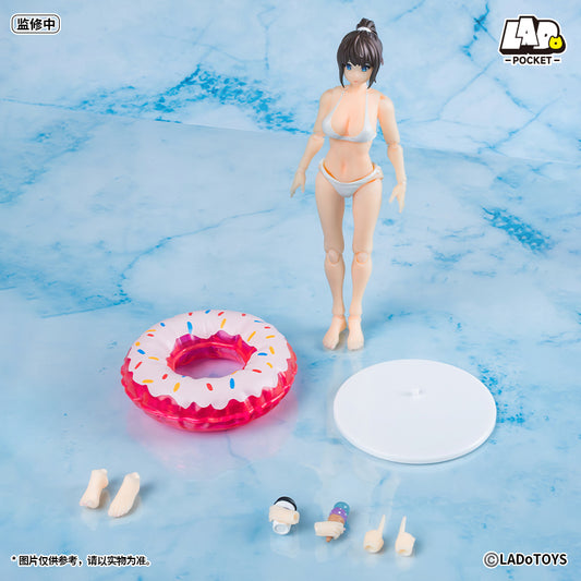 LADo TOYS POCKET GIRL PG-01 SWIMSUIT GIRL ACTION FIGURE — best anime merchandise wholesaler USA