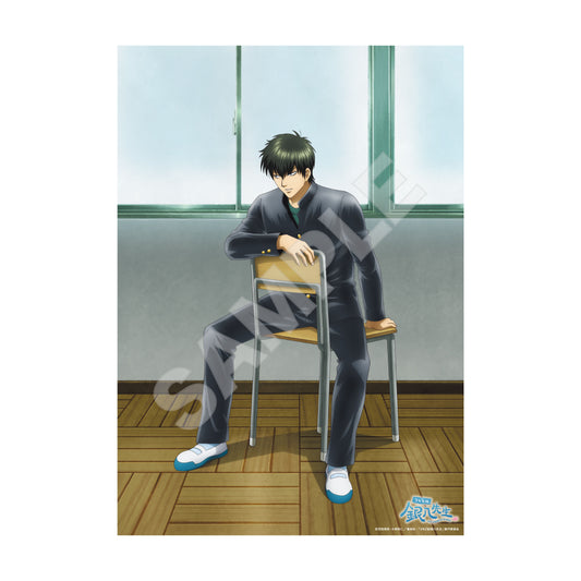 3-Z Class Ginpachi-sensei A4 Clear Poster 02 Hijikata Toushirou — anime figure dropshipping supplier