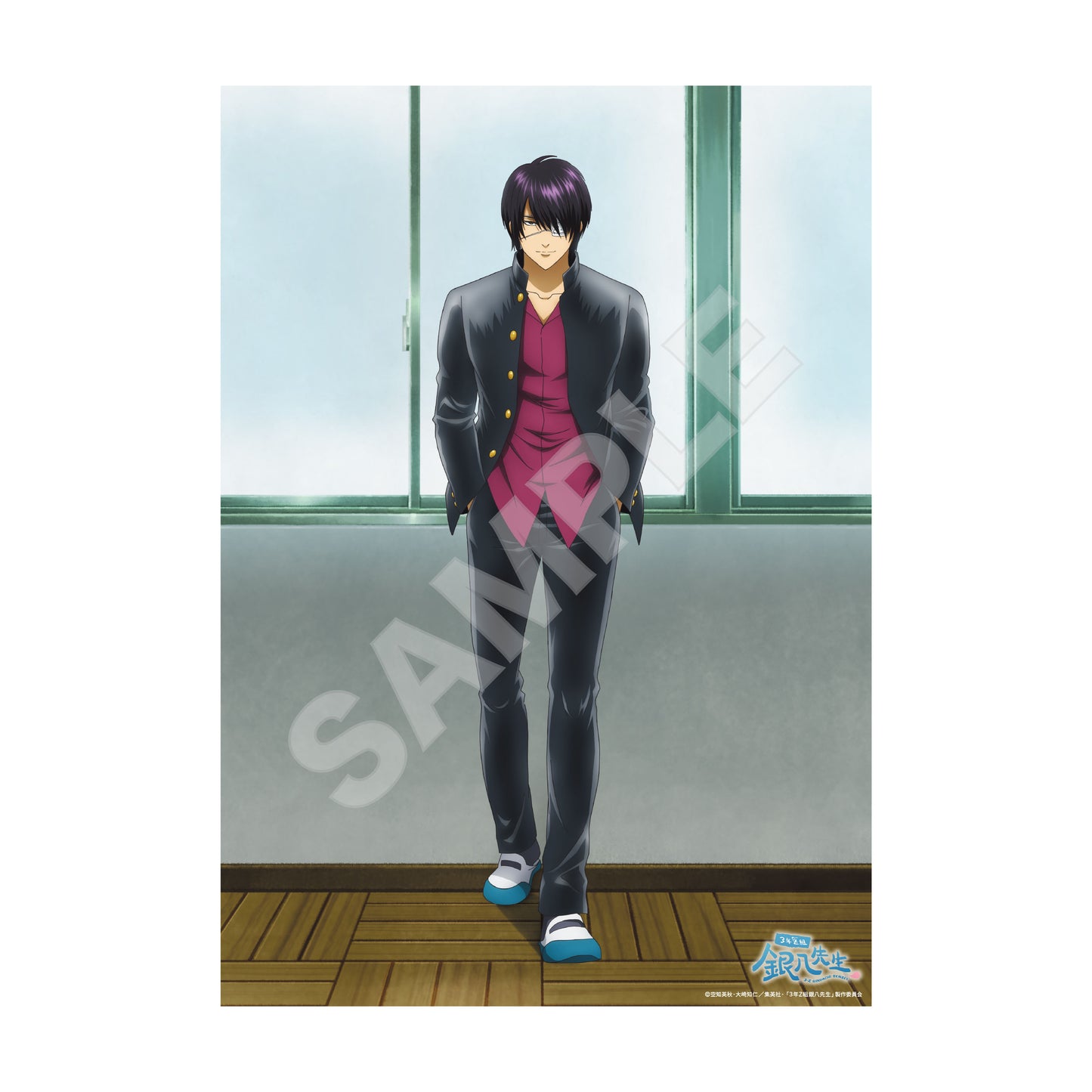 3-Z Class Ginpachi-sensei A4 Clear Poster 06 Takasugi Shinsuke — Japanese anime figures bulk supplier USA