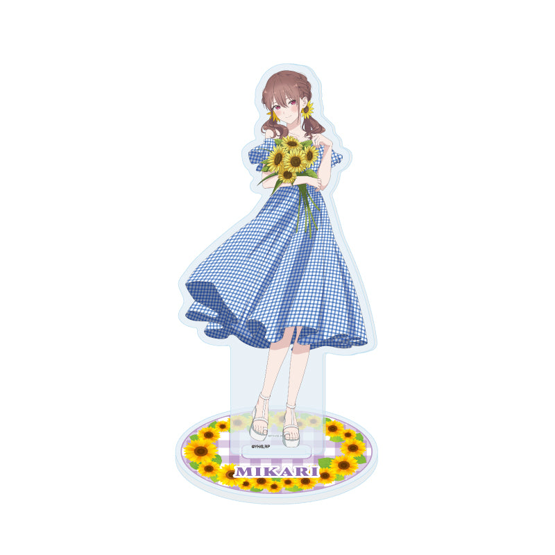 Acrylic Stand 2.5 Dimensional Seduction 10 Tachibana Mikari Sunflower Ver. (Original Illustration) — anime acrylic stand wholesale