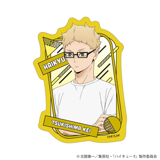 Haikyu!! Original Illustratin Die-cut Sticker Reflection Time Ver. Tsukishima Kei - bulk anime figures supplier