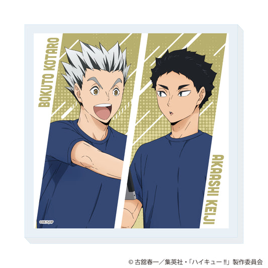 Haikyu!! Original Illustratin Acrylic Coaster Reflection Time Ver. Bokuto Kotaro & Akaashi Keiji - anime collectibles wholesale