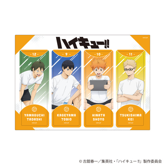 Haikyu!! Original Illustratin Quadruple Clear Bookmark Reflection Time Ver. Karasuno High School - Mighty Jaxx figures wholesale