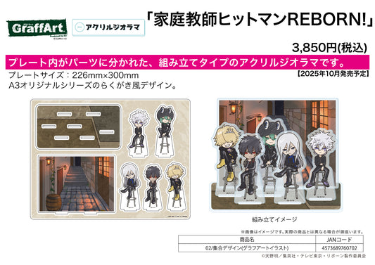 Acrylic Diorama Reborn! 02 Group Design (Graff Art Illustration) — anime figure dropshipping supplier