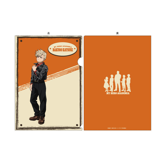 My Hero Academia A4 Clear File American Retro Ver. Bakugo Katsuki - wholesale anime mini figures