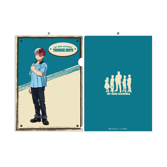 My Hero Academia A4 Clear File American Retro Ver. Todoroki Shoto - bulk anime toys for retailers USA