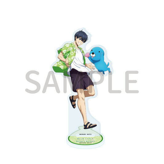 Acrylic Stand Blue Lock x Bonobono 10 Isagi Yoichi & Bonobono (Original Illustration) - anime acrylic stand wholesale