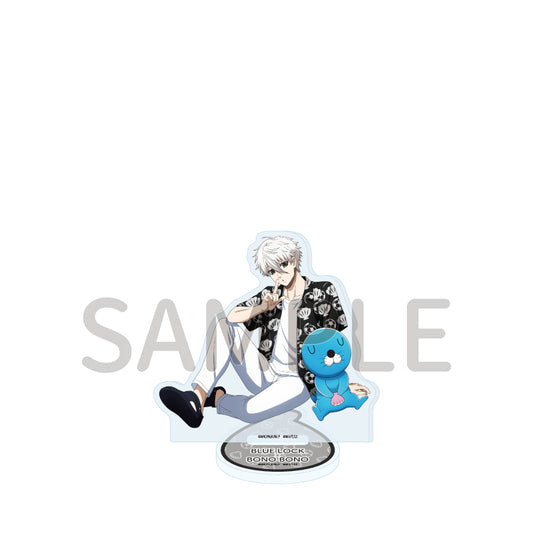 Acrylic Stand Blue Lock x Bonobono 14 Nagi Seishiro & Bonobono A (Original Illustration) - anime acrylic stand wholesale