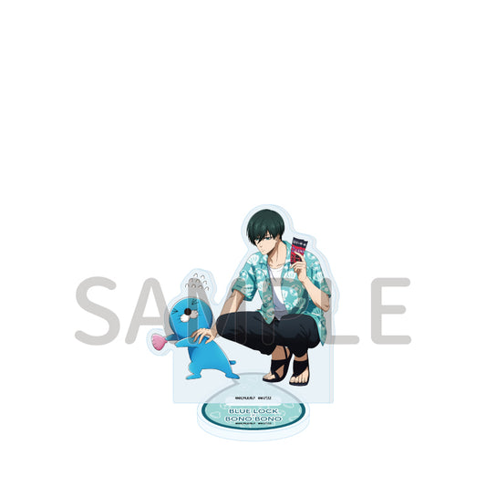 Acrylic Stand Blue Lock x Bonobono 17 Itoshi Rin & Bonobono (Original Illustration) - anime acrylic stand wholesale