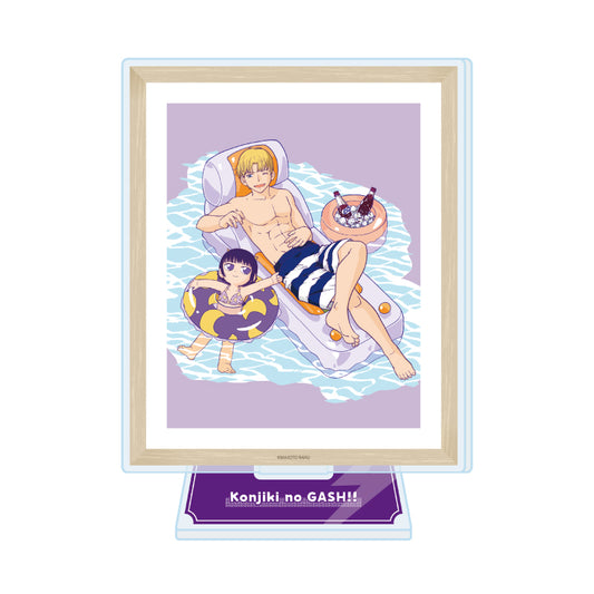 Acrylic Stand Zatch Bell! Perfect Edition 07 Laila & Albert (Official Illustration) - anime acrylic stand wholesale