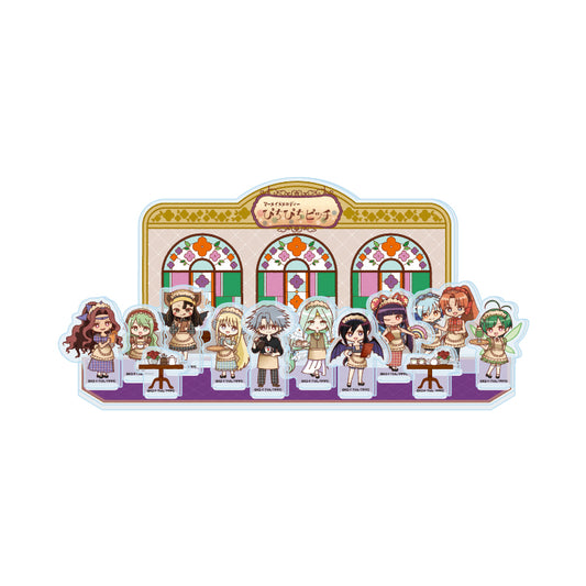 Acrylic Diorama Mermaid Melody Pichi Pichi Pitch 04 Seiretsu Design B Retro Cafe Ver. (Retro Art Illustration) — anime figure dropshipping supplier