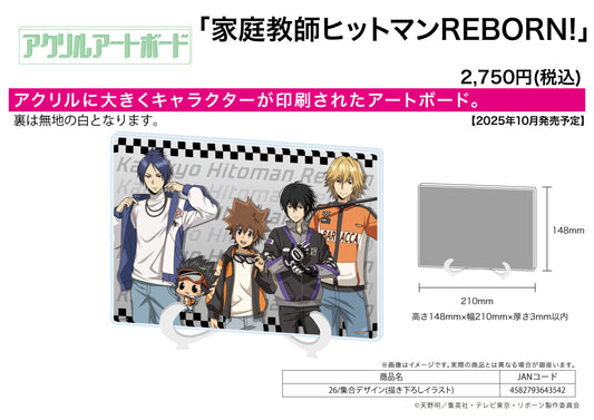 Acrylic Art Board A5 Size Reborn! 26 Group Design (Original Illustration) — bulk anime toys for retailers USA