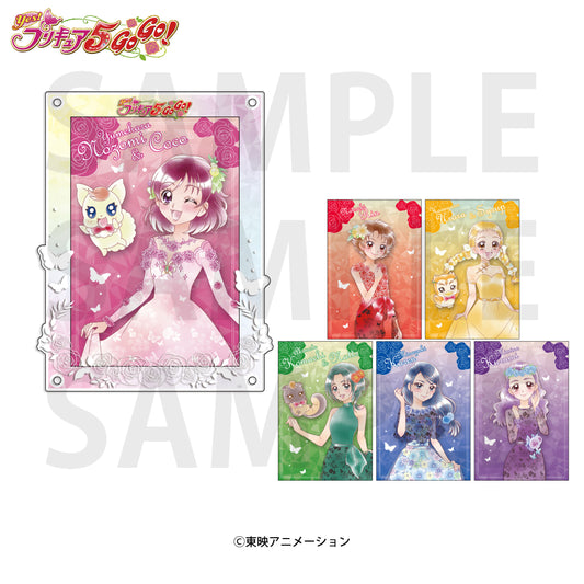 Yes! PreCure 5 GoGo! Postcard & Acrylic Stand Set — anime acrylic stand wholesale